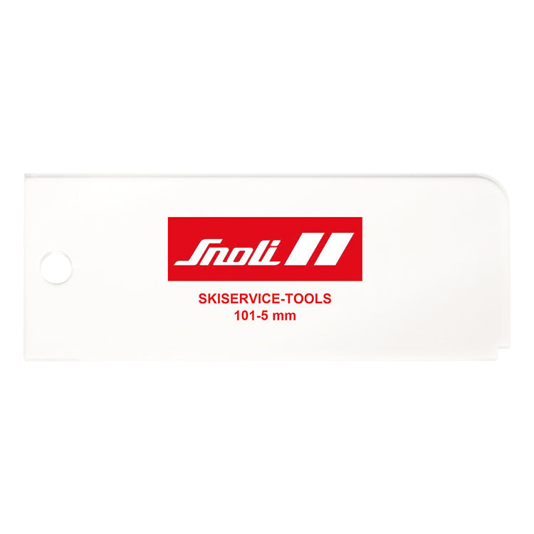 SNOLI Wax Scraper Plexiglass 5mm